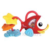 6003 Развивающая игрушка Рыбка с прорезывателями, со звуковыми эффектами Ouaps 61155