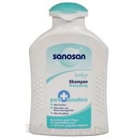 Sanosan Pure+Sensitive Мягкий шампунь для младенцев 200мл 089474