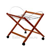    Hpa Wooden Moses Basket Stand Honey-Walnut E01817