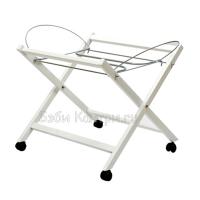    Hpa Wooden Moses Basket Stand White E018171