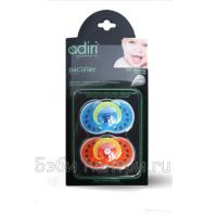  Adiri Logo Pacifiers (2 )  1, 0-6 