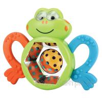 Погремушка-прорезыватель Веселый лягушонок Frogus Happy Baby 330303