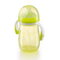 Бутылочка Happy Baby с ручками и антиколиковой силиконовой соской 300 мл