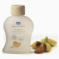 Массажное масло Pure Bio 100 мл Chicco 1260.00