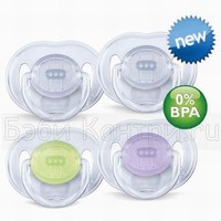 Пустышка силиконовая Классика от 0 мес. BPA-Free Avent 86120