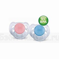 Пустышка силиконовая Классика от 6-18 мес. BPA-Free Avent 86140
