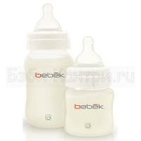Набор из 2-х бутылок с силиконовой соской 150 и 250 мл. Bebek 4159